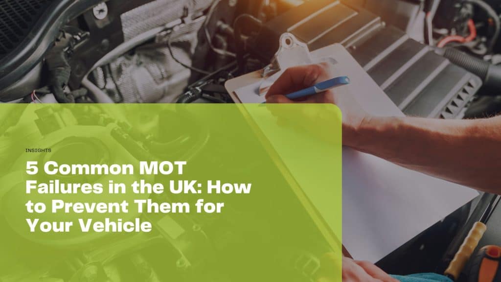 Discover 5 common MOT failures and actionable tips to prevent them, ensuring your vehicle meets UK road safety regulations. Prevent MOT failures today!